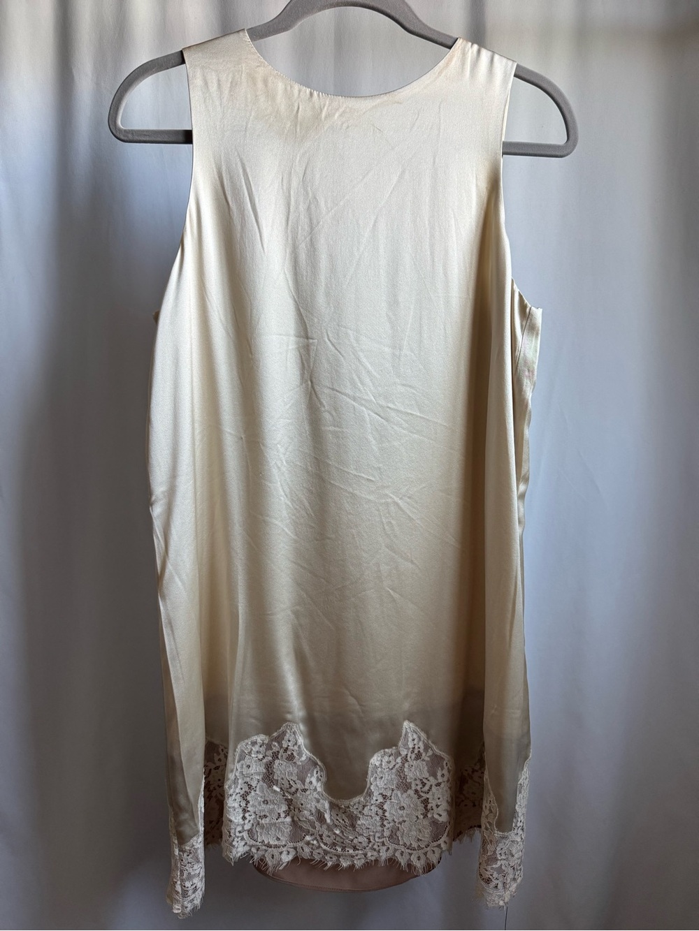 Reformation Jessalyn Silk Dress Almond - Size S